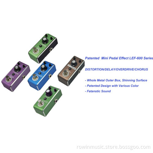 2015 OEM rowin music Distortion Pedal from China supplier